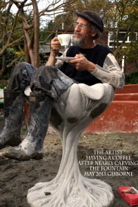 peter in fountain Gisborne IMG_8857 copy